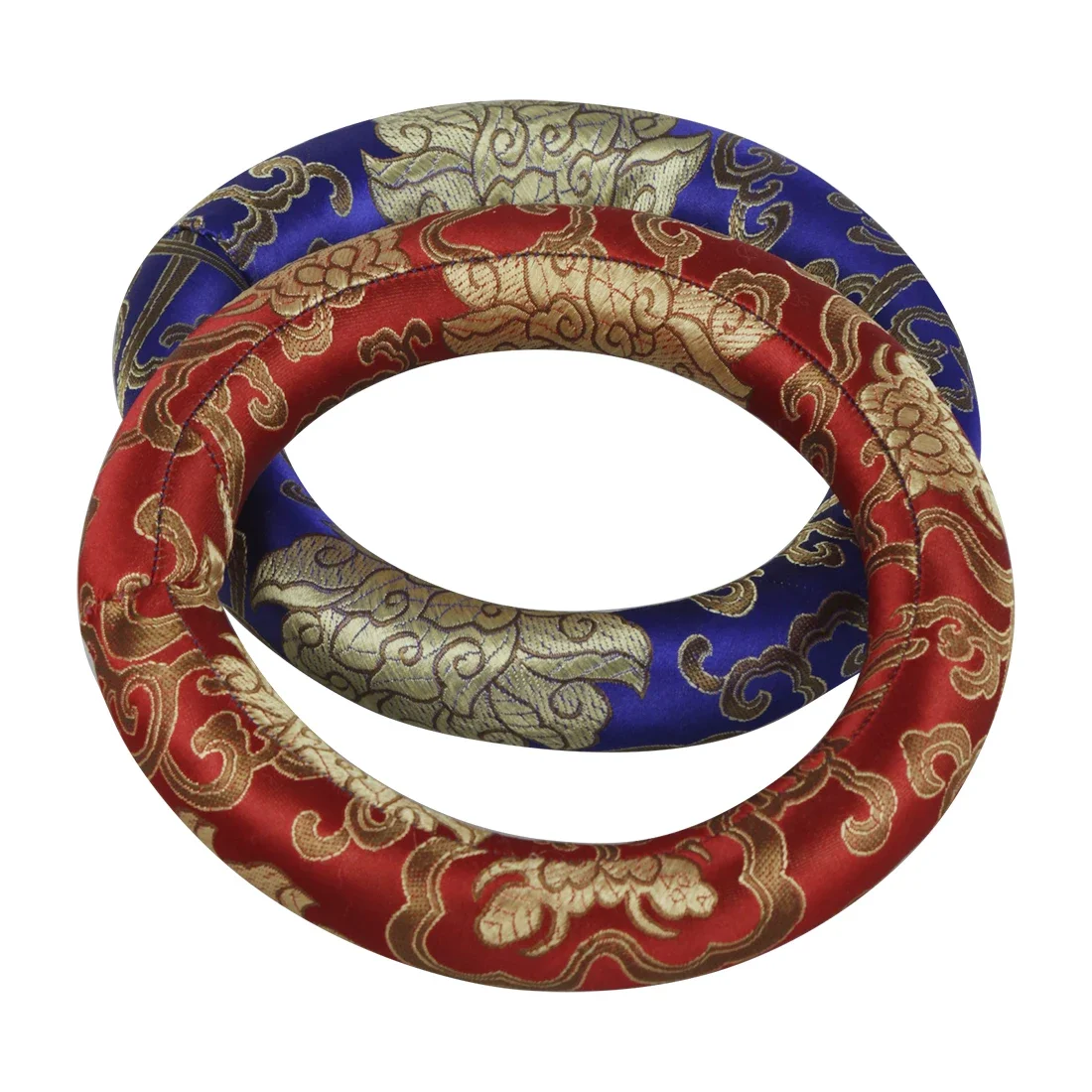 싱잉볼 쿠션 악기 액세서리 홈 데코레이션 패드 실크 매트 요가 명상 불교 싱잉볼 부품