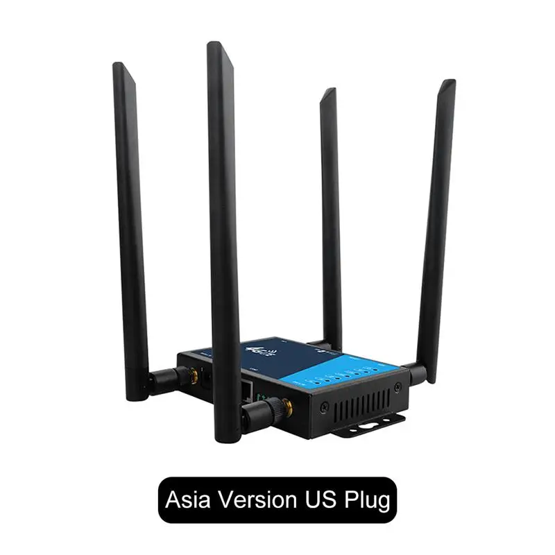 Top 4G WiFi Router Industrial Grade 4G Broadband Wireless Router 4G LTE CPE Router With Sim Card Slot Antenna Firewall