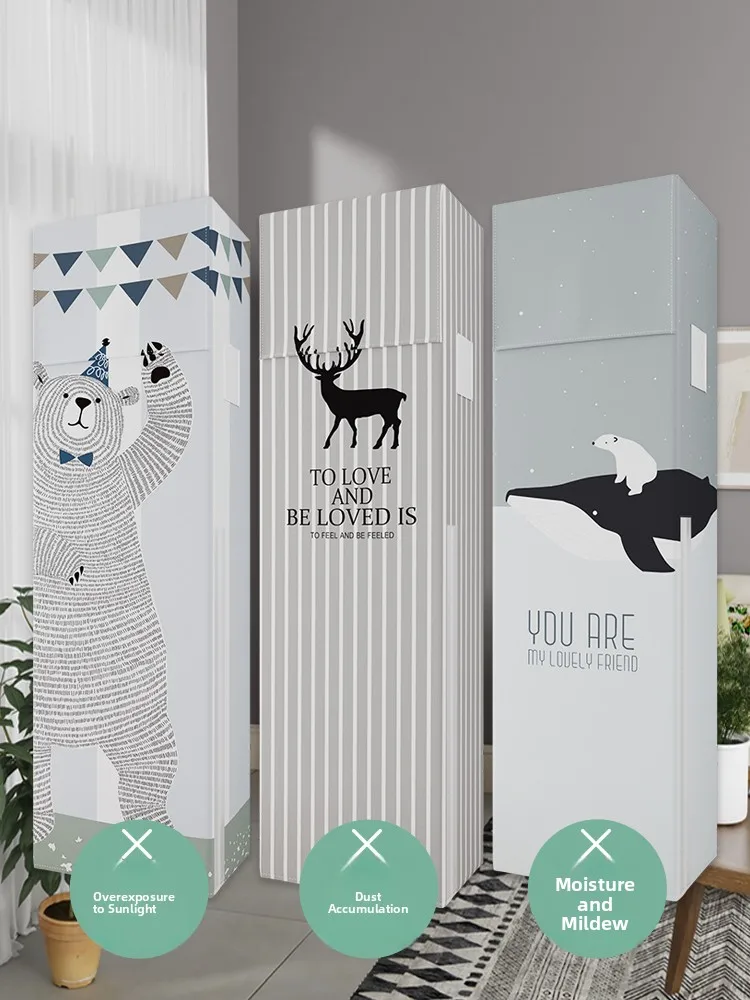 

Classic Modern Sle Air Conditioner Dust Cover Vertical Standing Design for Living Room Home Use ible with EE