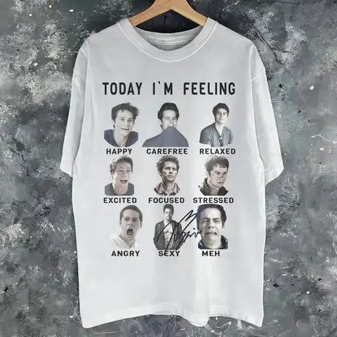 Dylan Obrien Actor Outfit Men Women T Shirt Pure Cotton Tee Graphic Printed  T-shirt Clothes