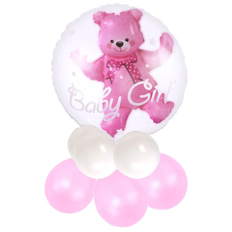 Baba zuhany balloons pink/blue Fiú Elárusítónő  babyshower Elgáncsol balloons it's a++ Fiú Elárusítónő Előreesés Avatás ajándékok 1st születésnapi balloons globos