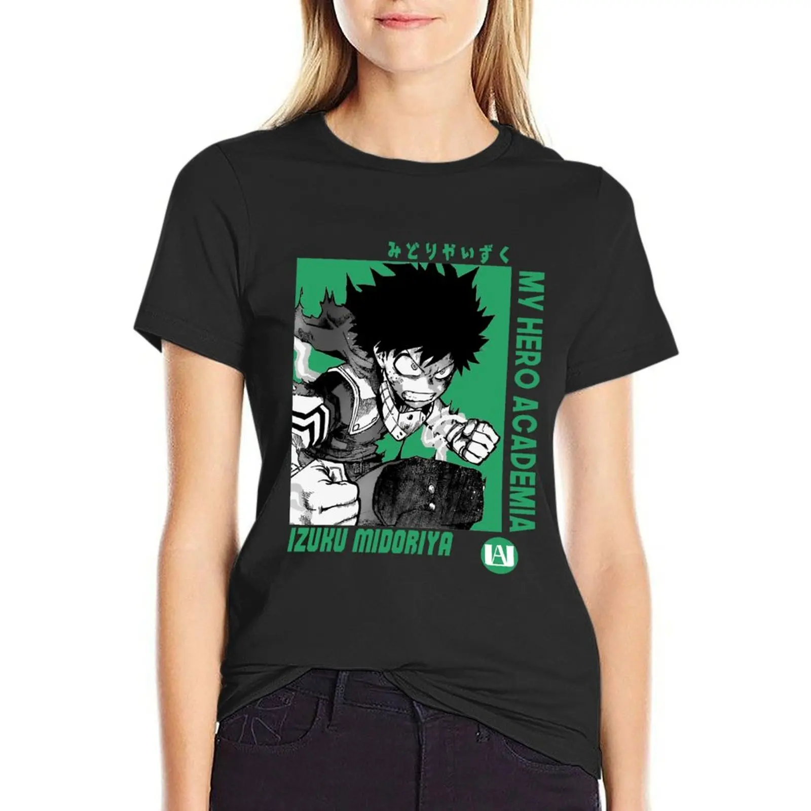

Izuku Midoriya POP T-Shirt oversized aesthetic clothes animal print summer clothes t-shirt dress for Women long