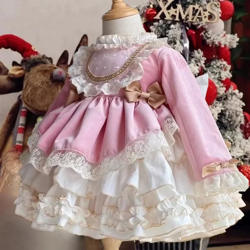 

★Halloween Cosplay Costume Carnival Christmas Year ' Princess Dress Cute Lace Corduroy ' 1st Birthd♥ All corners of the country