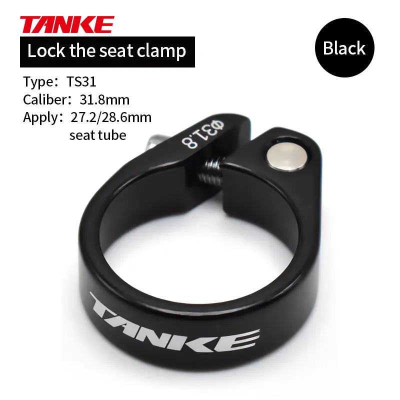 TANKE-MTB Rennrad-Sattelstützenklemme, schnelle Freigabe, ultraleichte Aluminiumlegierung, Mountainbike-Sattelstütze, Fahrradteile, 28,6, 31,8, 34,9 mm