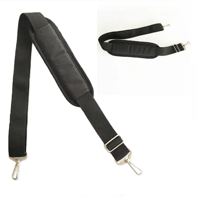 145cm Black Nylon Bag Strap For Men Bags Strong Shoulder Strap Briefcase Laptop Bag Belt Length Bag Accessory