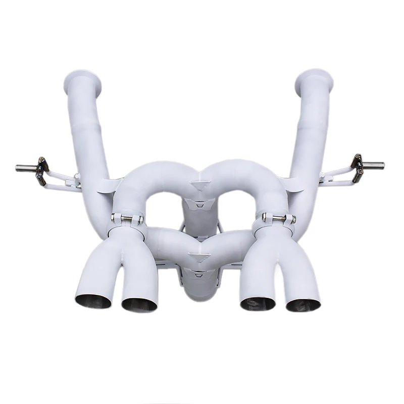 

YD Free Flow Exhaust Pipes With White Ceramic Insulation For Lamborghini Revuelto 6.5L V12 2023-2025 Stainless Steel Catback