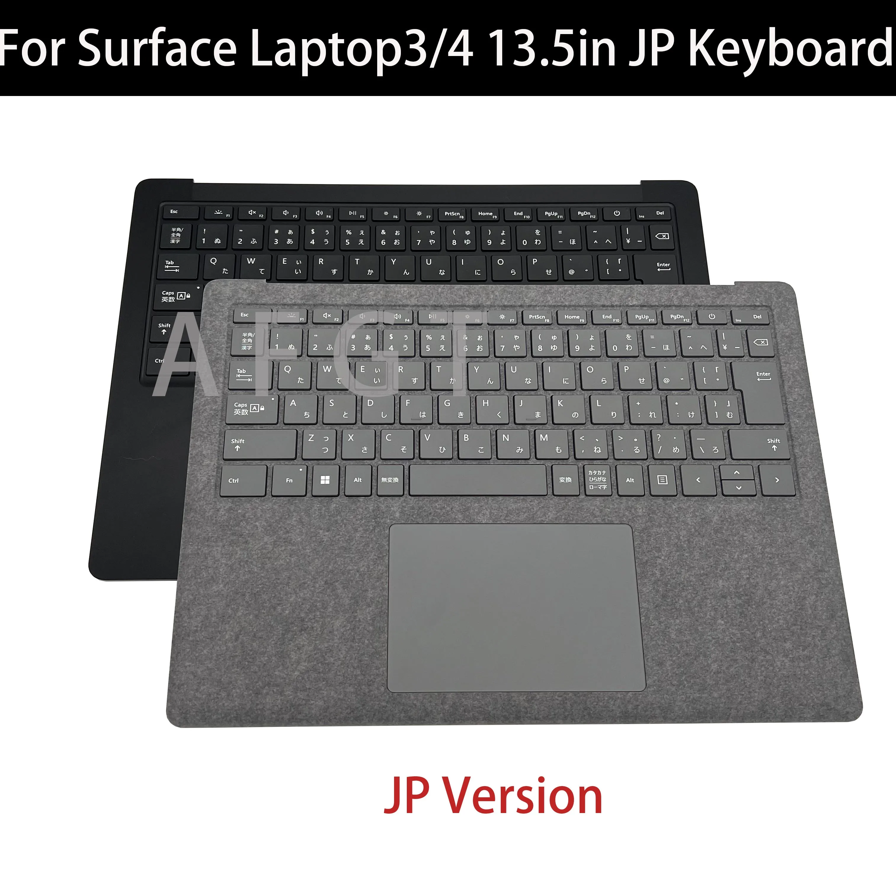 Originale per Microsoft Surface Laptop3/4 1867 1868 1950 1951 Tastiera Palmrest Cover con Touchpad 13.5 '' Nero Grigio Versione JP