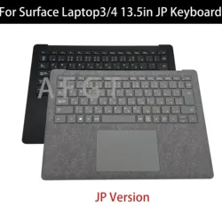 Original For Microsoft Surface Laptop3/4 1867 1868 1950 1951 Keyboard Palmrest Cover With Touchpad 13.5‘’ Black Gray JP Version