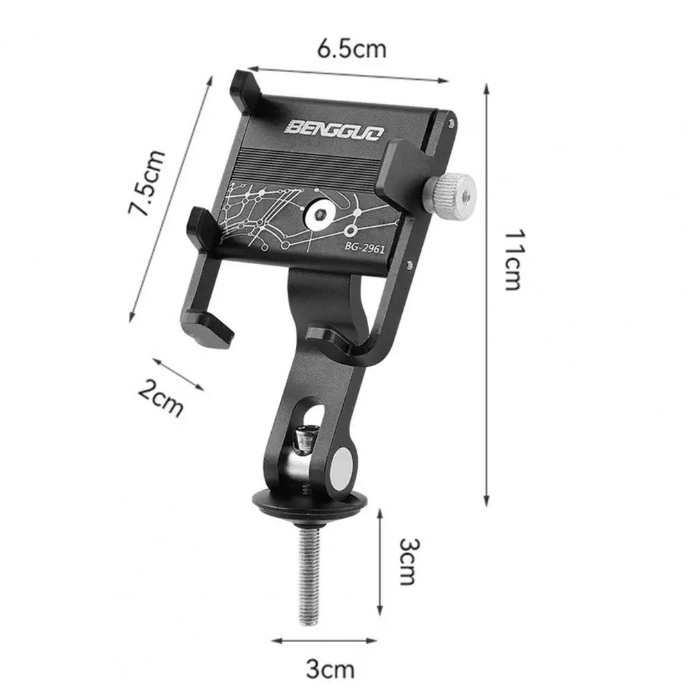 Bicycle Scooter Aluminum Alloy Mobile Phone Holder Mountain Bike Bracket Cell Phone Stand Cycling Accessories