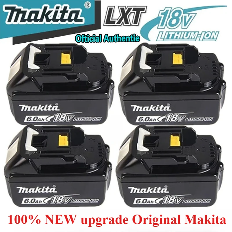 

100% NEW original Makita 18V 6.0Ah Rechargeable Battery ,For Makita BL1830B BL1840B BL1840 BL1850 BL1850B Power Tools Battery