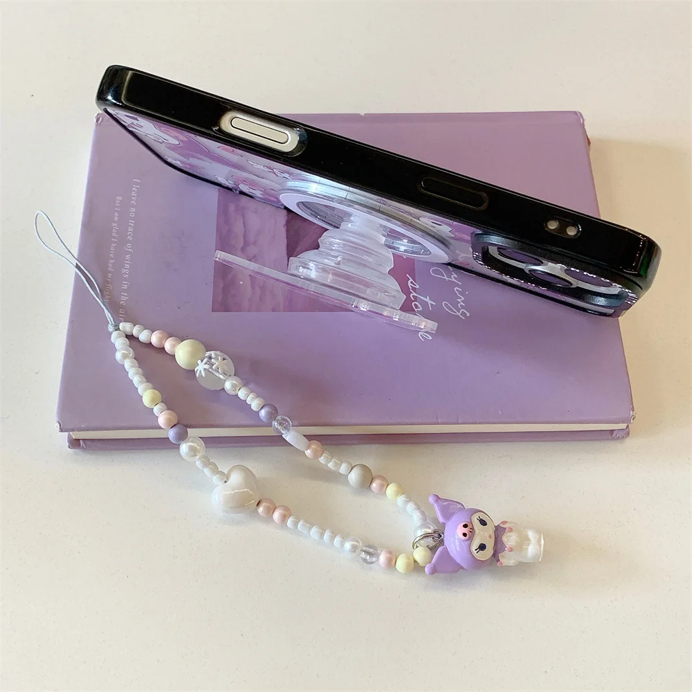 Casing Magnetik Kulomi Halloween Lucu untuk Magsafe iPhone 11 12 13 14 15 16 17 Pro Max Cover Plus 16 E dengan Penutup Berengsel