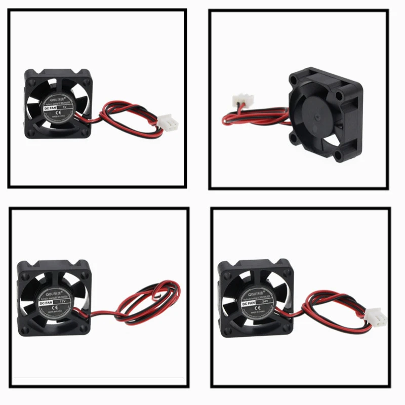 Wentylator chłodzący 25x25mm 30x30mm DC 5V 12V 18V 24V Mini Cooler Bezszczotkowy radiator chipsetu do części drukarki Kompatybilny z projektorem