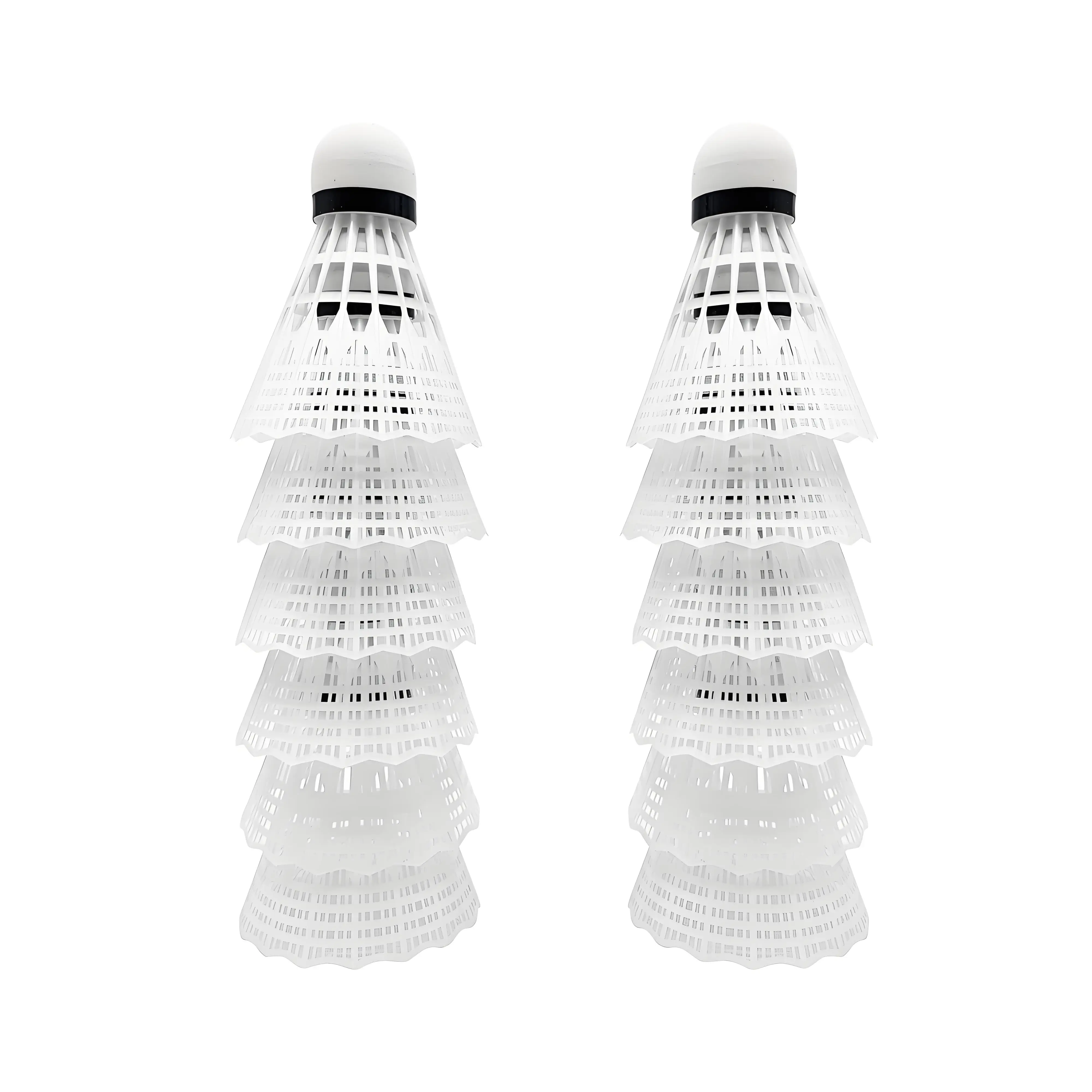 

12-Pack Nylon Badminton Shuttlecocks, Durable Birdies for Backyard Fun & Amateur Training - Family Game Essential