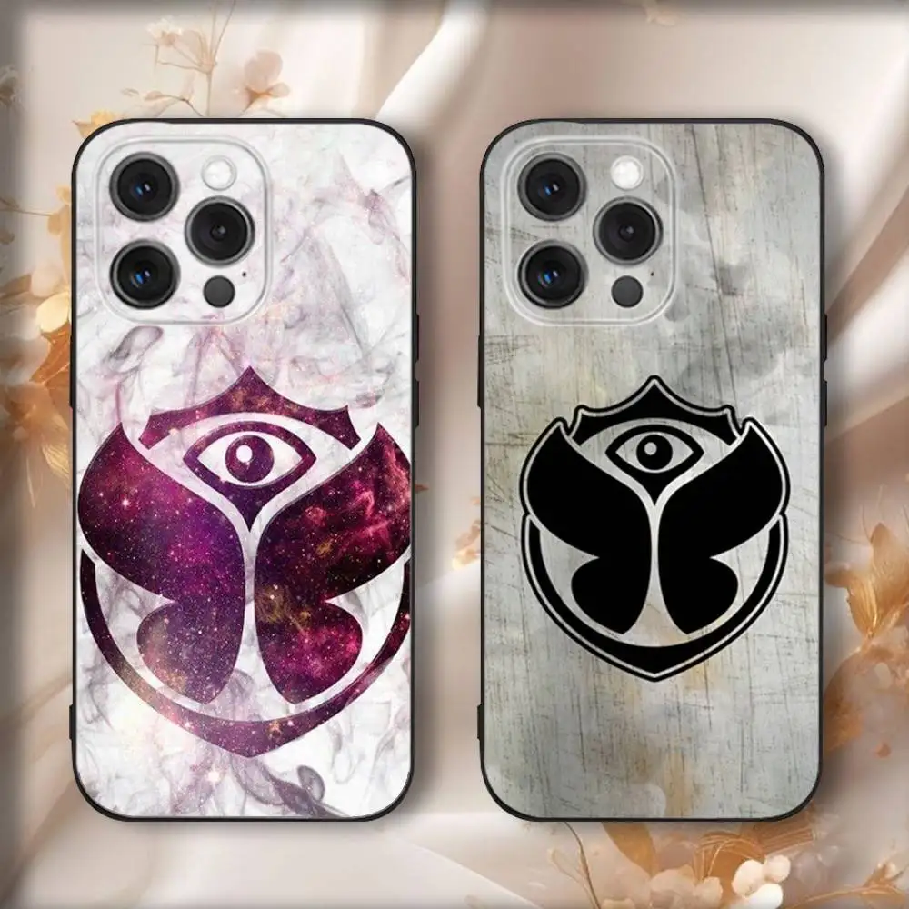 

The T-Tomorrowland Phone Case For iPhone16,15,14,13,12,11,Pro,Max,Plus,X,XS,SE4,E,Mini,Soft Black Case