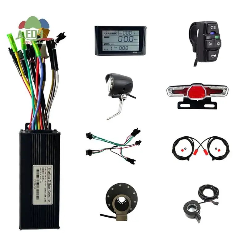 

AED4-для двигателя 750-1000 Вт, комплект контроллера двигателя для электровелосипеда с ЖК-дисплеем S900, звуковой сигнал, поворотный переключатель, запасные части для светильника для электронного велосипеда