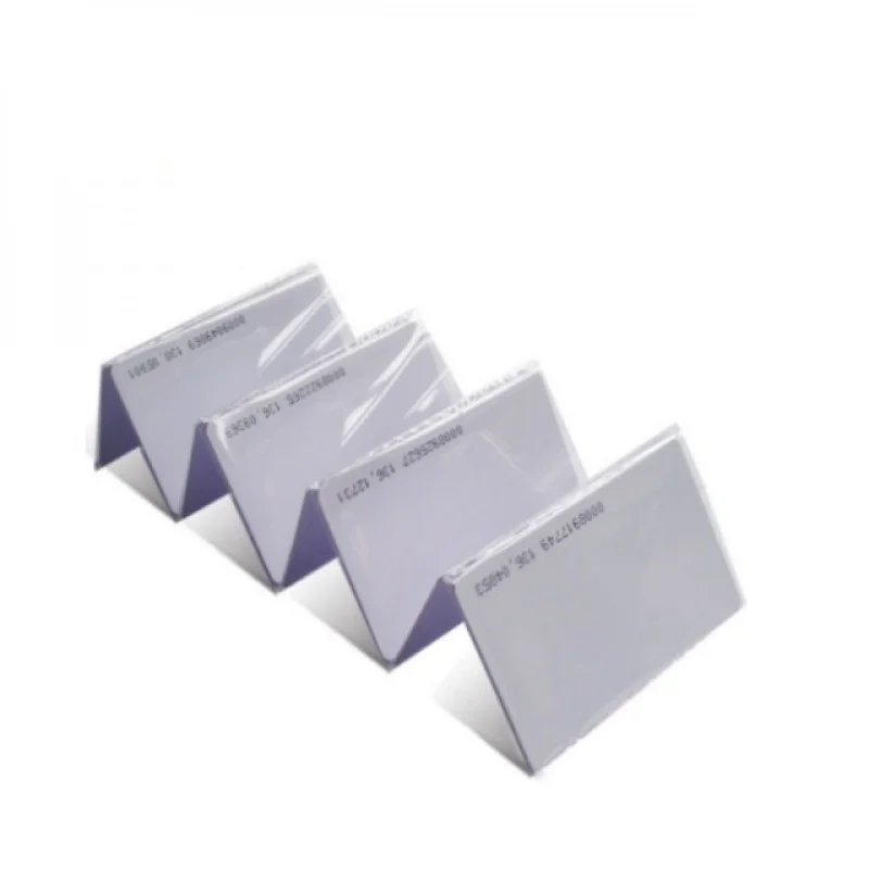 100pcs CR80 30mil Blank White PVC Plastic Card Standard CR80 Size White Printable Inkjet Polycarbonate PVC Blank Chip Card