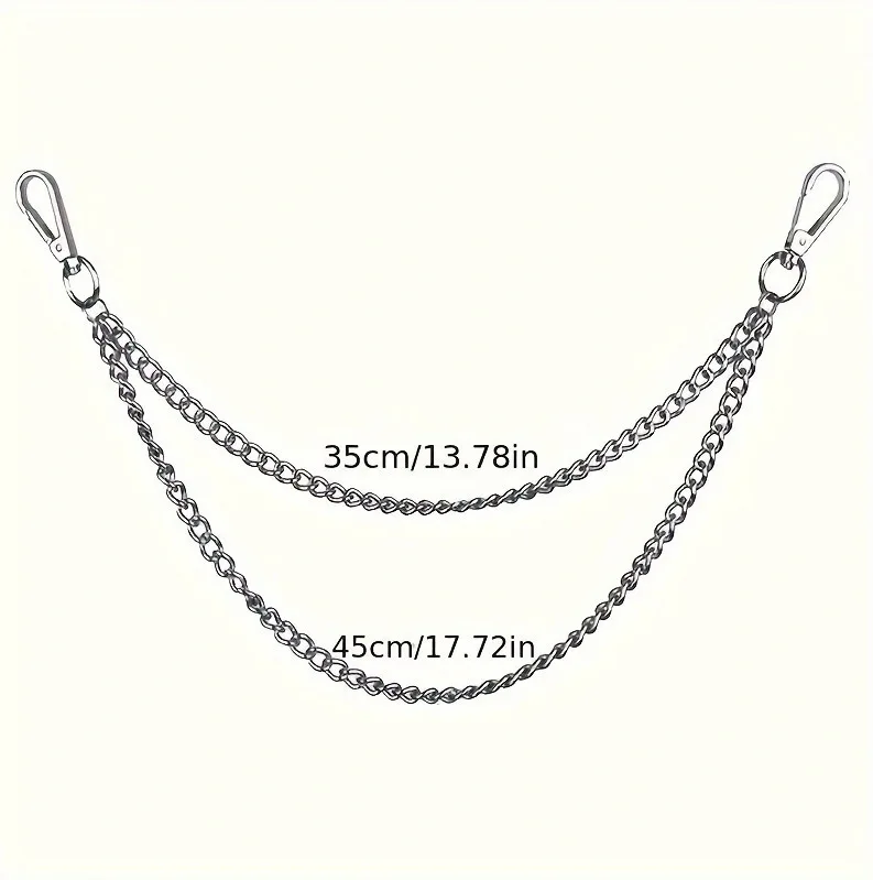 Unisex Hip Hop Punk Rock Metal Waist Chain Pants Key Ring Trousers Chain Wallet Accessory Jeans Jewelry Gift for Men And Women view 6