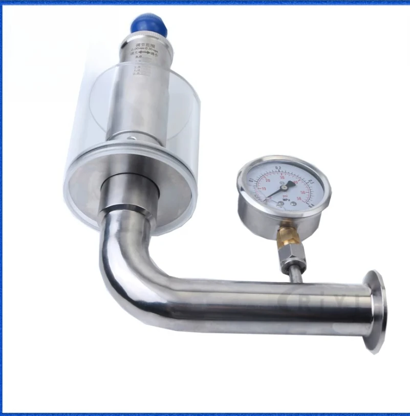 304 stainless steel beer fermentation tank exhaust valve, safety automatic pressure discharge water seal pressure relief valve