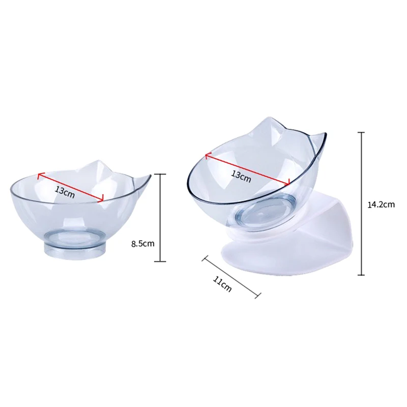 Non-Slip Cat Bowl Dog Bowl With Stand Pet Feeding Cat Water Bowl For Cats Food Pet Bowls For Dogs Feeder Product Supplies