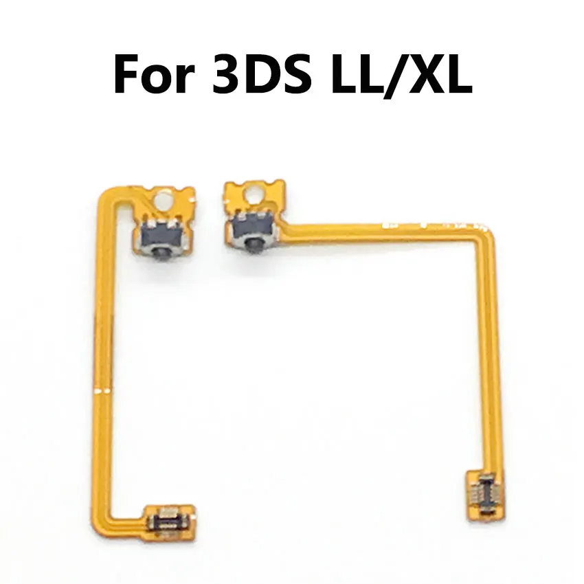 JCD 1/3pcs L R Shoulder Button with Flex Cable For 3DS 3DSLL 3DSXL
