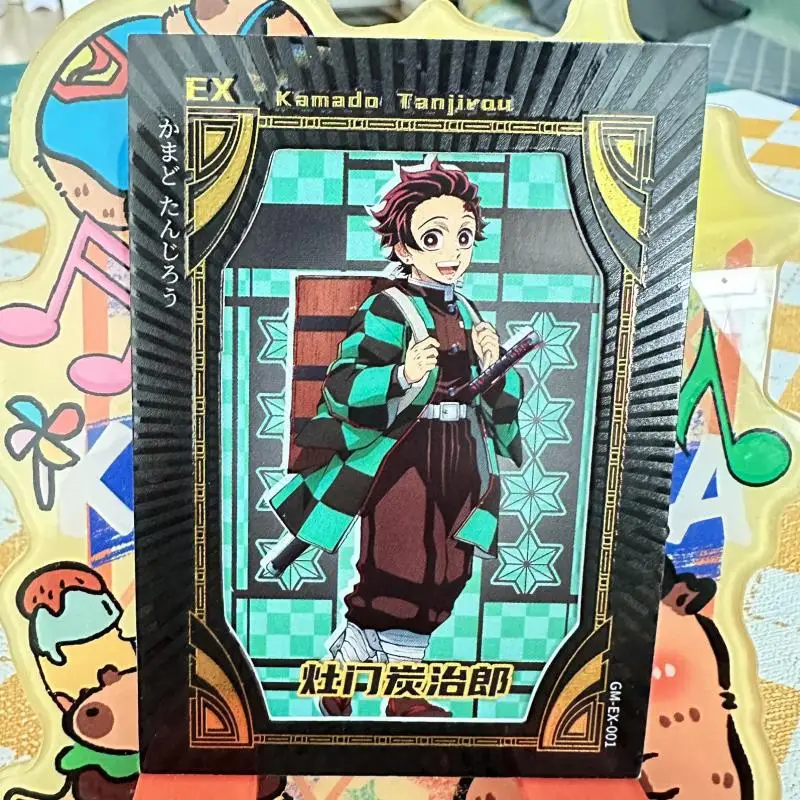 Demon Slayer TVR EX card Agatsuma Zenitsu Hashibira Inosuke Daki Uzui Tengen boy Toy collection Birthday Christmas gifts