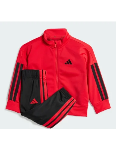 Tuta Bambino Adidas Essentials - Rosso/Nero