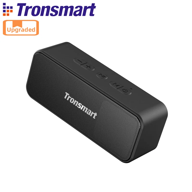 Tronsmart T2 Plus Upgraded Portable Speaker with Bluetooth 5.3, Waterproof IPX7, NFC,24H Playtime, Micro SD for Camping, Outdoor