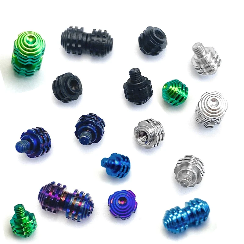 5 Colors CNC Titanium Alloy Folding Knife Accessories Thumb Push Screw Button Nail Stud Open Close DIY Making Parts