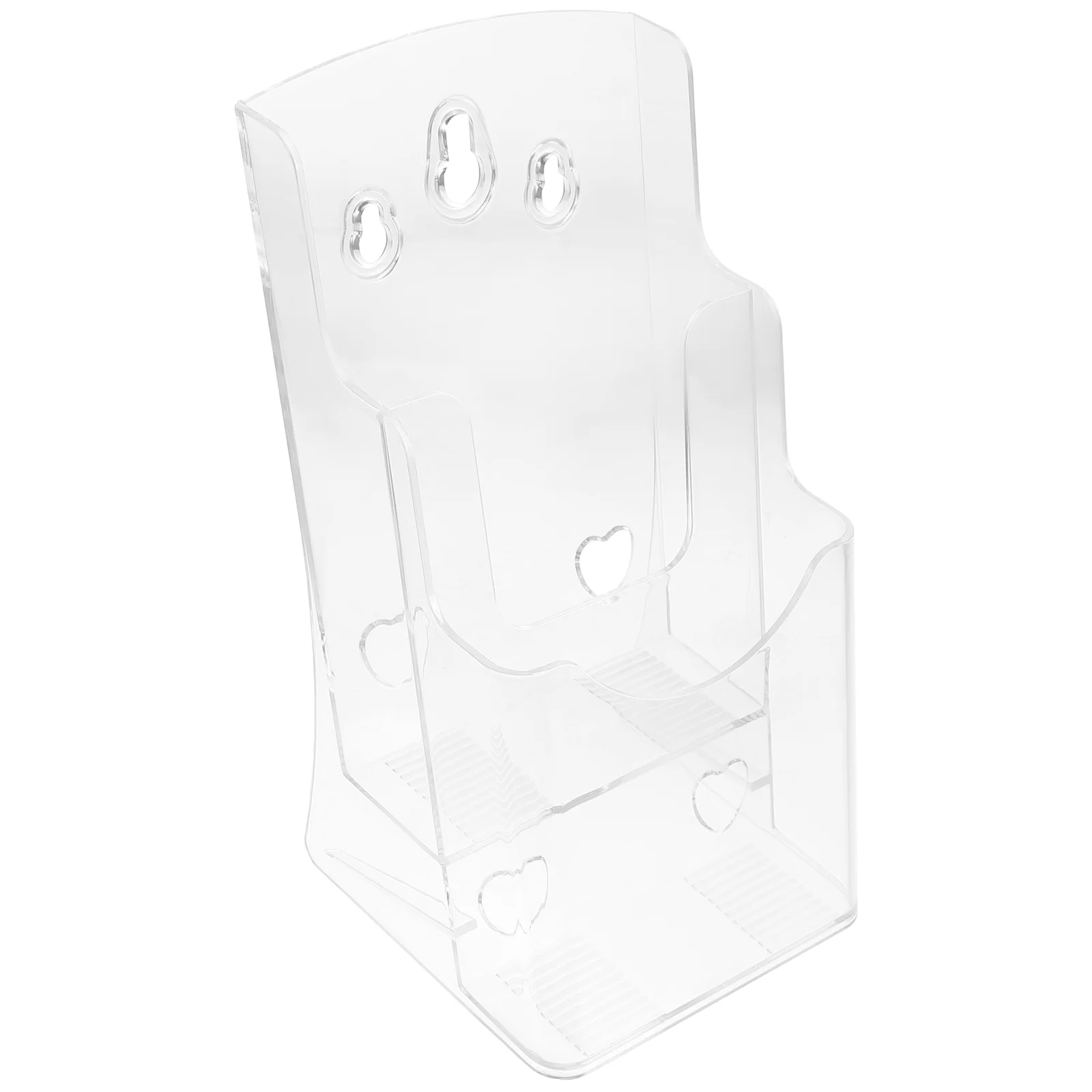Wall Mount File Holder Pamphlet Brochure Display Stand Leaflet Acrylic