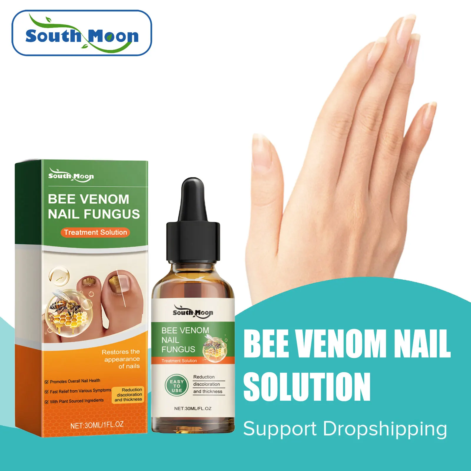 Bee Venom Fungus Removal Nail Essence Repair Ingrown Toenail Paronychia Onychomycosis Anti Toe Infection Nail Treatment Serum