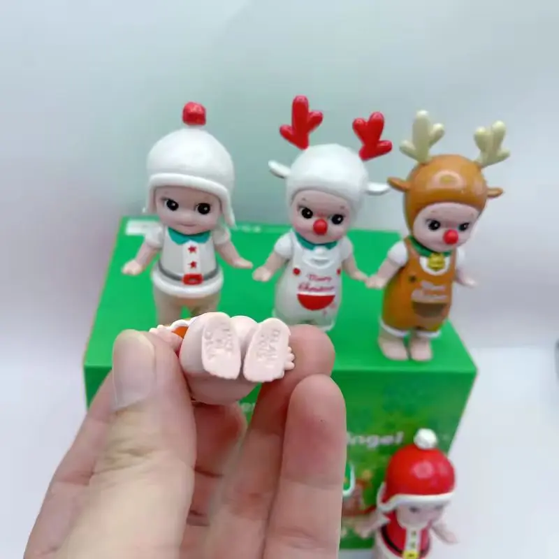 Sonny Angel Mini รูปคริสต์มาส Series กล่องตาบอดของเล่นตุ๊กตาน่ารักอะนิเมะ Action Figure เครื่องประดับตุ๊กตาตุ๊กตาเดสก์ท็อปของขวัญของเล่น