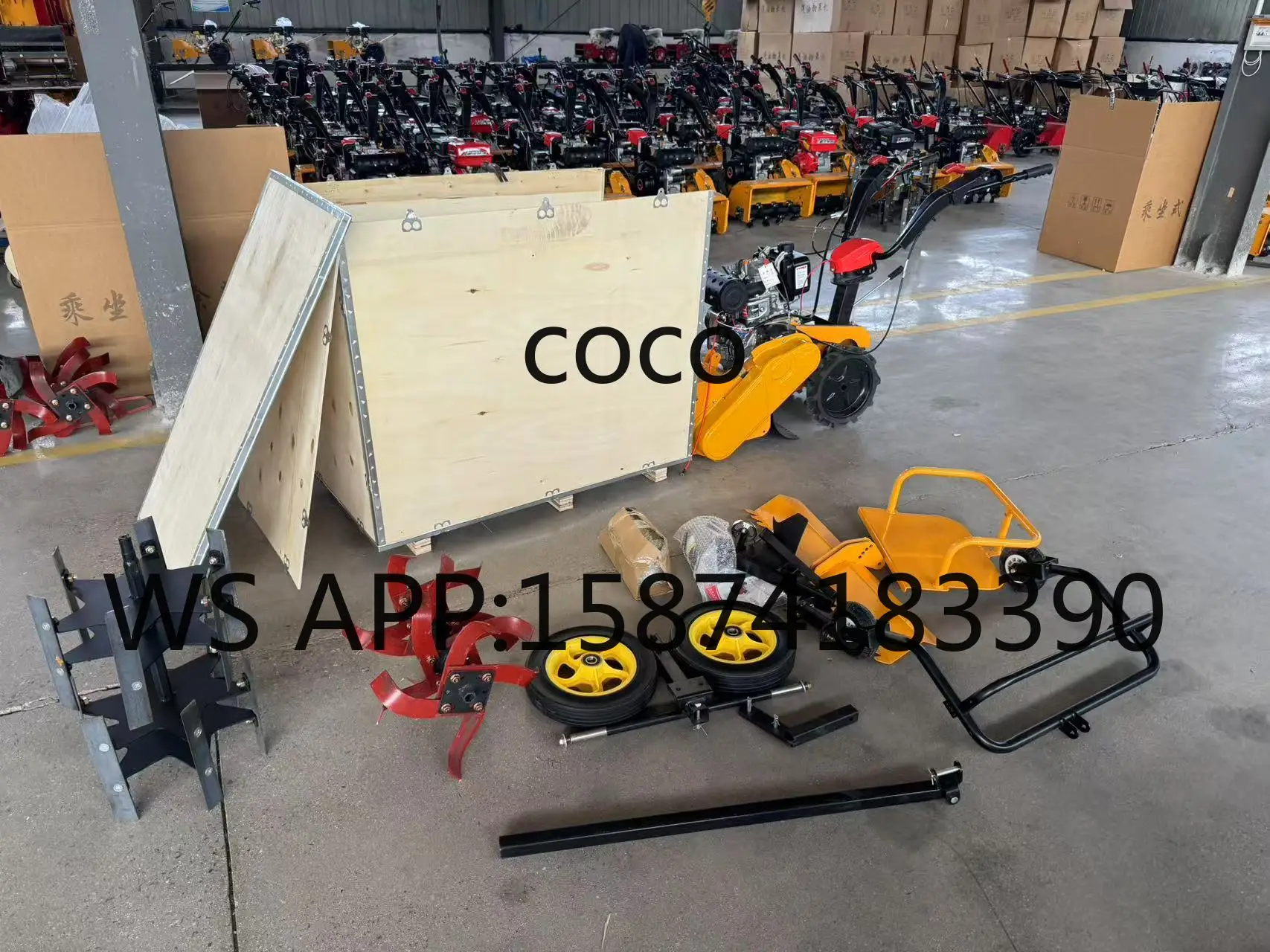 Agricultural Rotary Weeder Cultivator For Grass Root Removal Farm Orchards Ditches