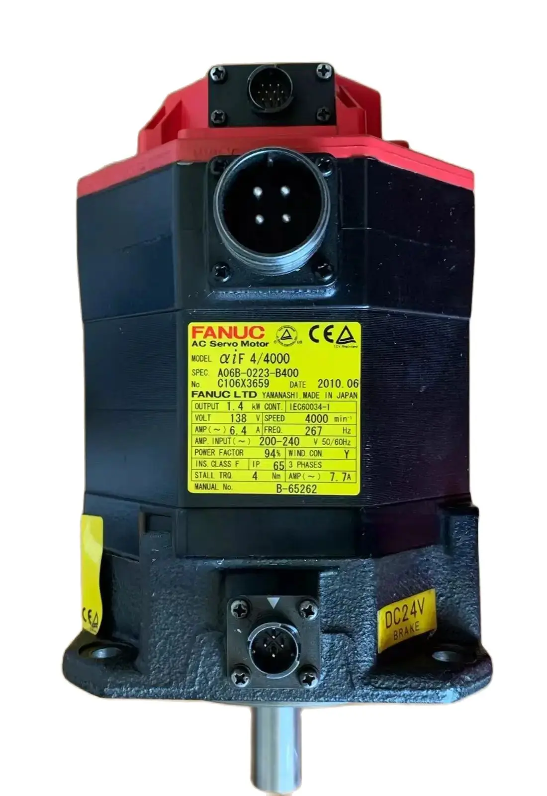 A06B-0223-B400 Fanuc Servo Motor Tested OK A06B 0223 B400