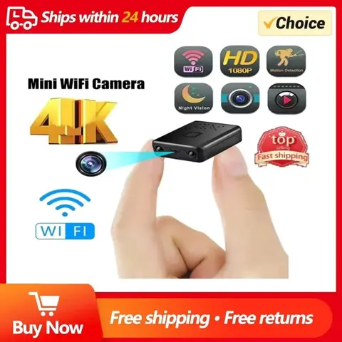 XD Mini Camera Full HD 4K WiFi Night Vision Remote Security Monitoring Home Protection Waterproof Video Recorder