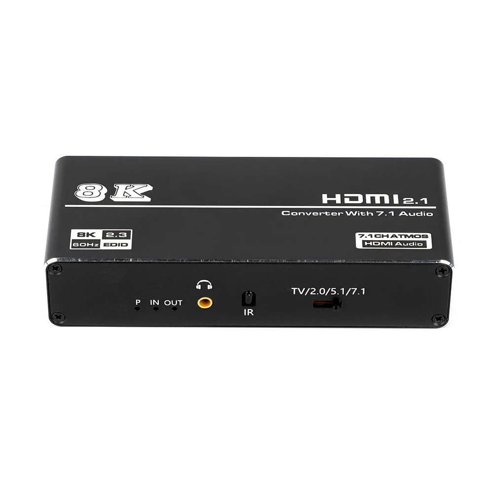 8K HDMI 2.1 Audio Extractor  120Hz 8K 60Hz HDMI 2.1 Audio Splitter HDMI 2.1 Audio Converter Receiver Dolby Atmos for PS5 Xbox S