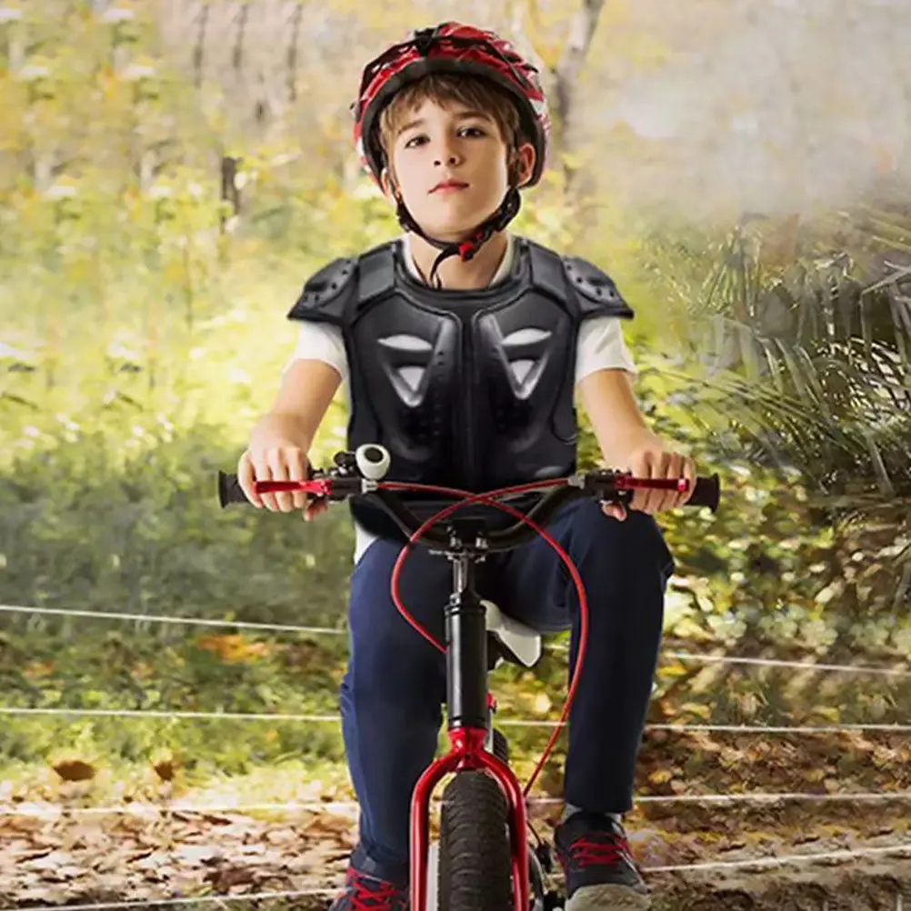 

Protective Vest Chest Back Spine Guard Premium Pe Eva Nylon Shockproof Cushioned Adjustable for Cycling Skating