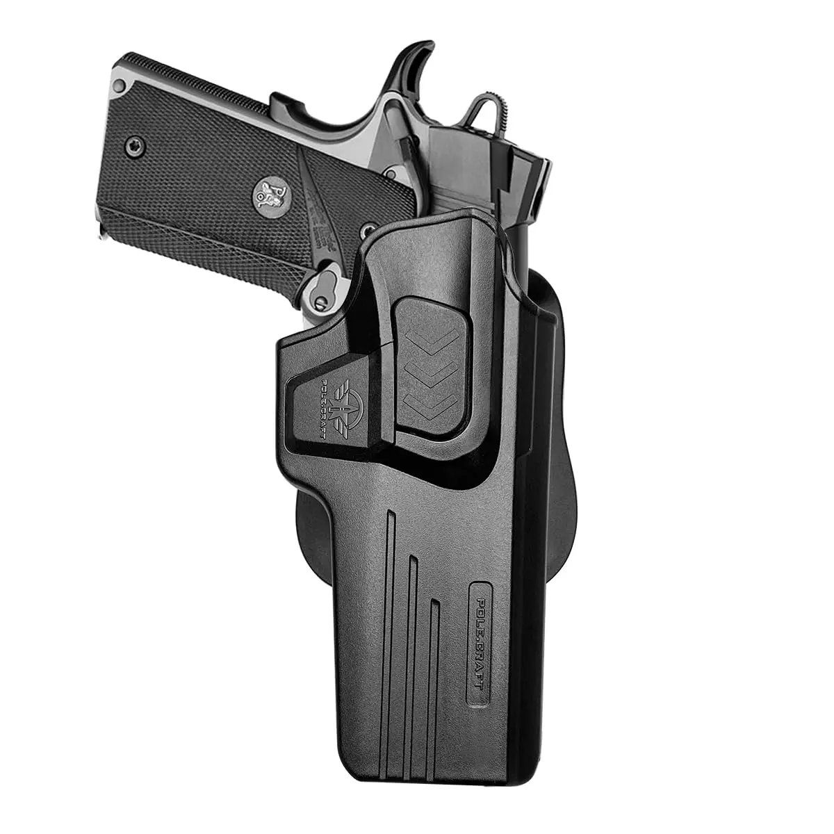 OWB-Holster Paddle Polymer Fit, Sig aisser 1911, opérateur sur le terrain 105, 1911-A1, Kimber 1911, ceinture extérieure 5 pouces, transport ouvert