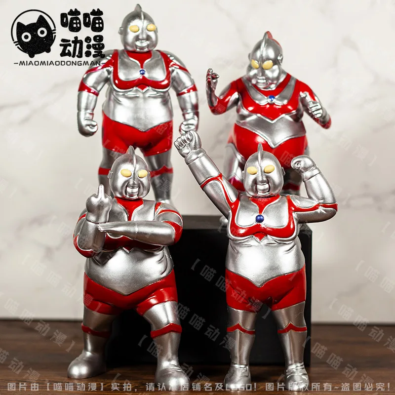 Bandai 18cm Ultraman Figure Ultraman Obesity Anime Figureine Gk Pvc Birthdays Model Collections Model Kid Toy Children Gifts