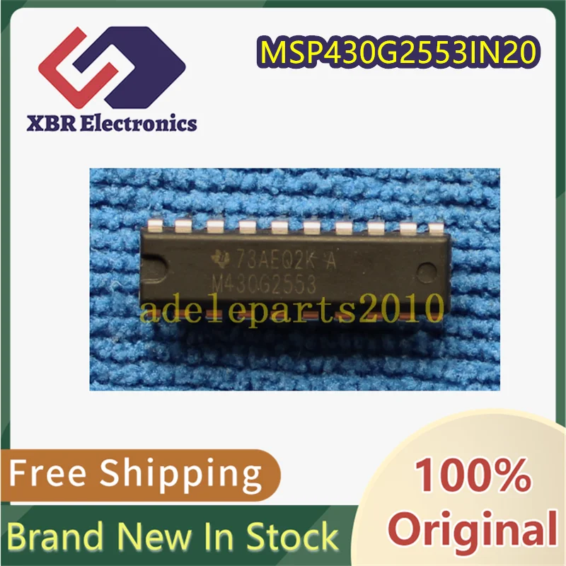 

(10/50 piece) M430G2553 MSP430G2553IN20 Through-Hole DIP20 Chip IC Brand New Genuine Original In-Stock Free Shipping