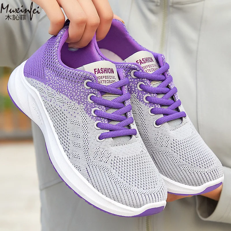 

Women's Shoes 2026 Spring New Casual Lightweight Sports Breathable Sports Shoes Fashionable Student Shoes