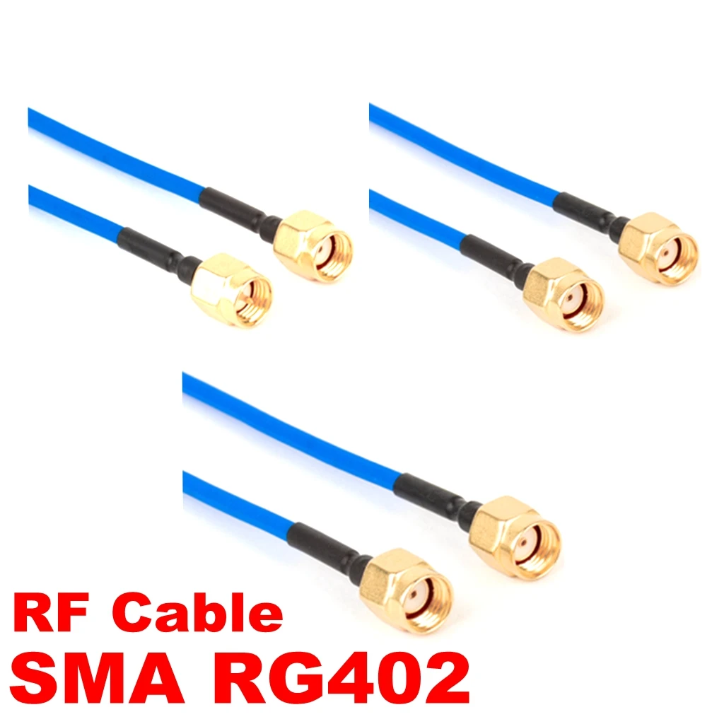 1pcs RF Coaxial Pigtail SMA Male to Male Semi-rigid RG402  Cable Adapter Connector (10cm ,15cm ,20cm 5cm)