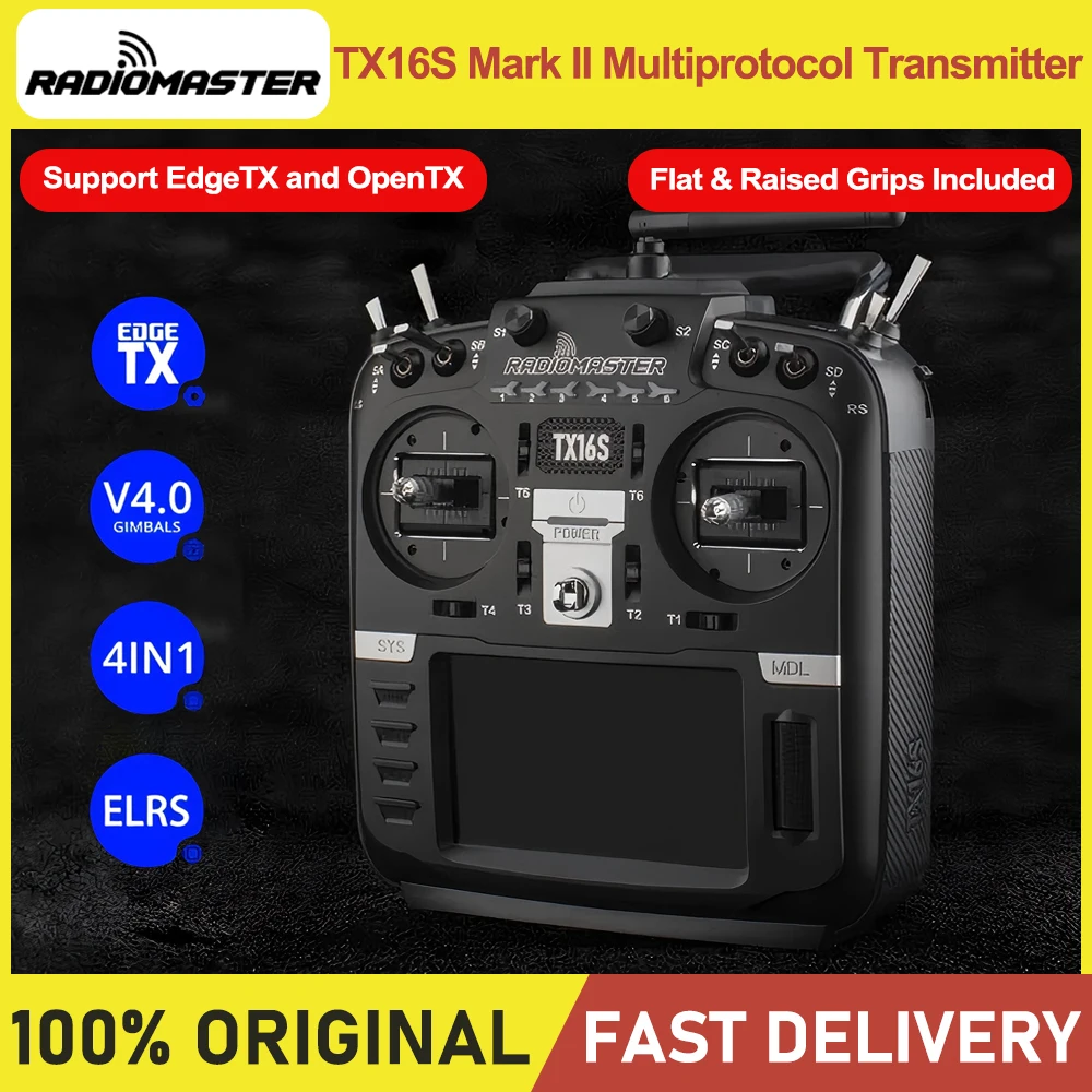 Radiomaster TX16S MK II V4.0 マルチプロトコル送信機16CH ホール