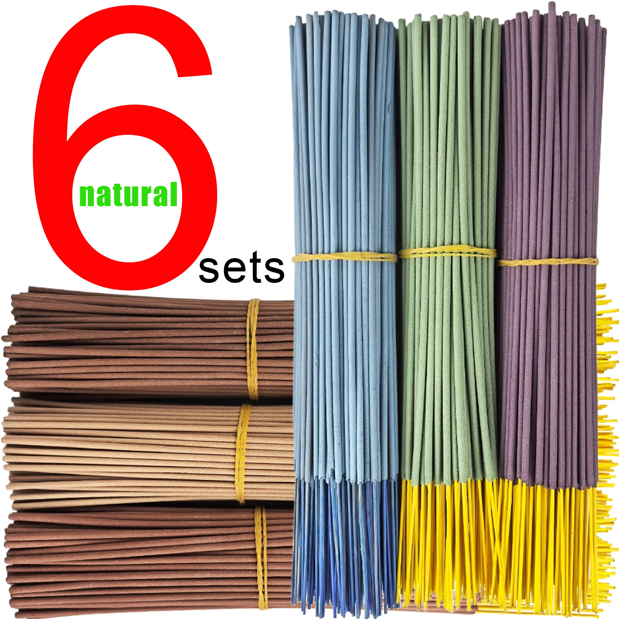 6 مجموعات من أطقم عصا الروائح المكونة من 15 قطعة، 25. 5 بوصات، بما في ذلك القرنفل، فريزيا، المريمية، المسك الأبيض، عشبة الليمون، الفانيليا، مناسبة لليوجا والتأمل، مناسبة للمنزل، المطاعم، غرف الشاي، المكاتب، إلخ. ، تنقية الهواء، مناسبة للعلاج العطري والمنتجعات الصحية والشفاء والاسترخاء، مناسبة لهدايا العطلات وما إلى ذلك #4