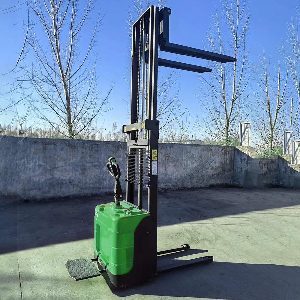 1500Kg-2000kg all-electric self-lifting pallet loader self-loading stacker restaurant industry
