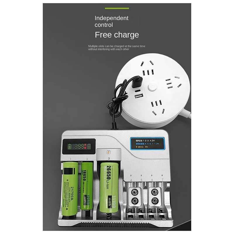 Ładowarka USB do akumulatorów 18650 do akumulatorów litowych 18650 3,7