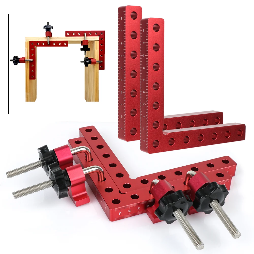 

Прямоугольный крепежный зажим, соединительная доска, позиционирующая панель, деревообрабатывающий фиксированный зажим, L-образное вспомогательное приспособление, 140/160 мм, 90 градусов