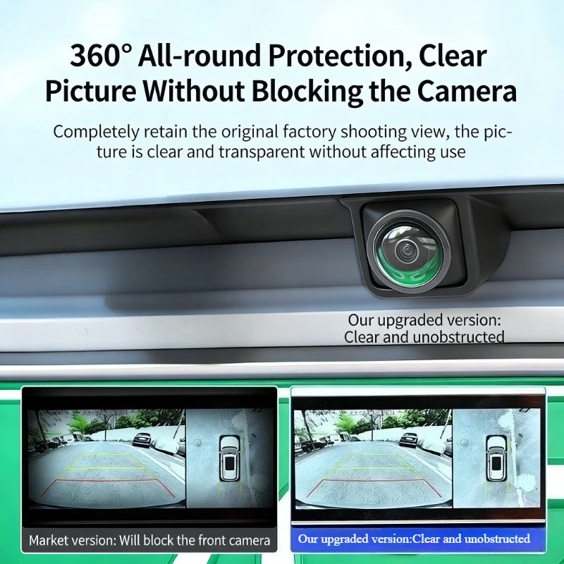2Pcs Car Camera Protective Cover Lens Cap Special for Vehicle 360° Reverse Image Guard Car Modification Accessories