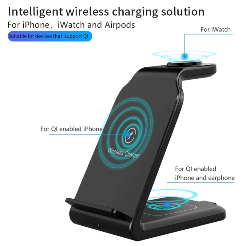 Three-in-one 15 for W Headset Watch Wireless with Indication Function Fit for Headset Watch