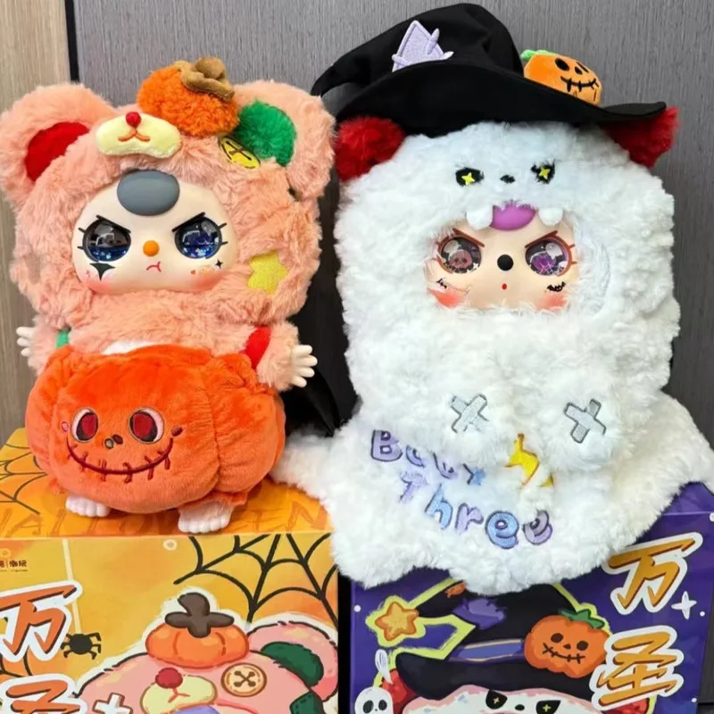 ハロウィーン限定版ブラインドボックス人形,3歳,クリエイティブ,かわいい,女の赤ちゃんへのギフト,本物の在庫,400%