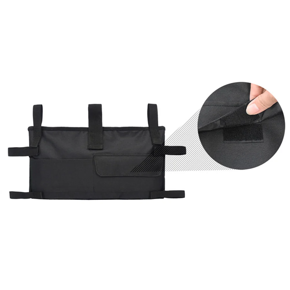 1 قطعة حقيبة التخزين كرسي متحرك سعة كبيرة مقاوم للماء للدراجات البخارية الكهربائية مشوا عربات الأطفال كيس معلق الرعاية الصحية دائم